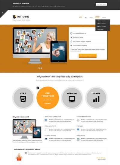 html5+css3网页设计产品展示公