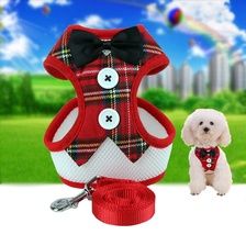 桢博狗新款宠物用品 韩版狗狗胸背带 晚礼服背心式宠物牵引绳批发