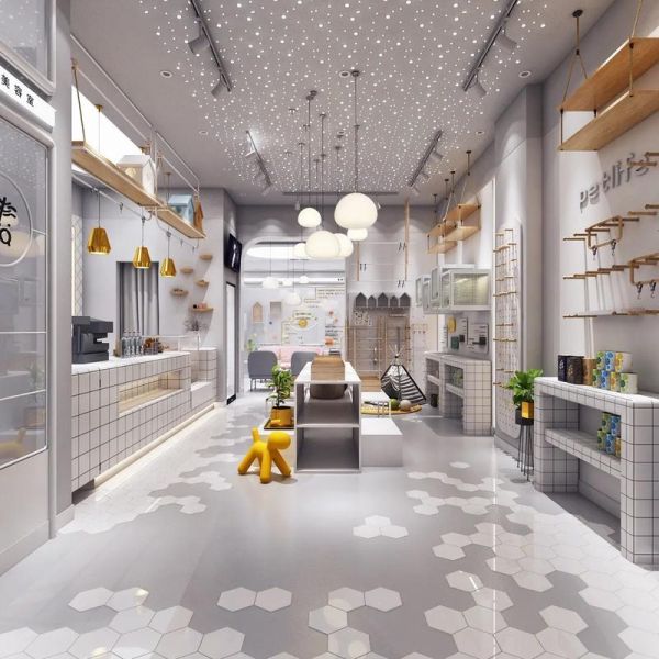 宠物店装修 工装设计 店面 