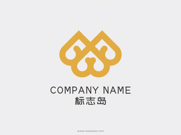 小狗宠物医院宠物店行业LOGO设计