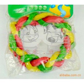 宠物用品宠物零食食宠物咬胶 宠物磨牙粉碎辫子圈
