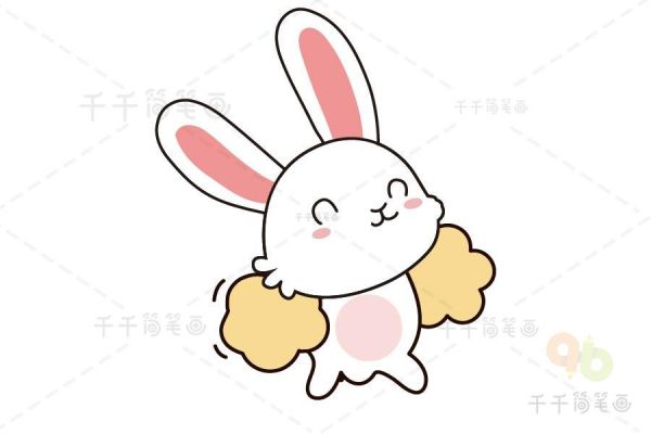 超萌兔子简笔画图片