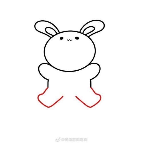 每天学一幅简笔画-萌萌兔简笔画