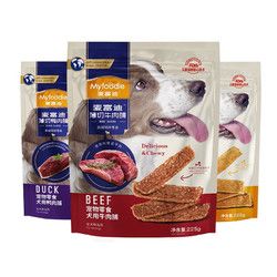 麦富迪 宠物狗狗零食 成犬幼犬训狗奖励薄切肉脯混合装225g*3