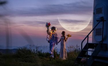 据说这是00后超爱的宇航员婚纱丨义乌婚纱照