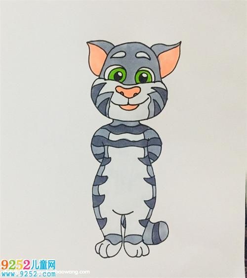 会说话的汤姆猫怎么画汤姆猫简笔画教程