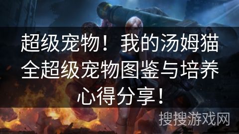 超级宠物！我的汤姆猫全超级宠物图鉴与培养心得分享！
