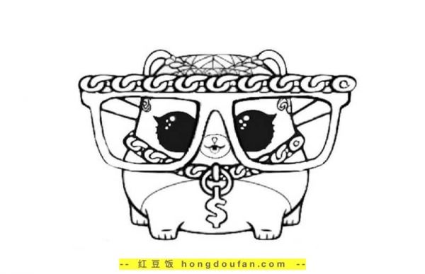 为女孩子们准备的12张LOL超级宠物涂色图片大全！免费下载！-红豆饭小学生简笔画大全