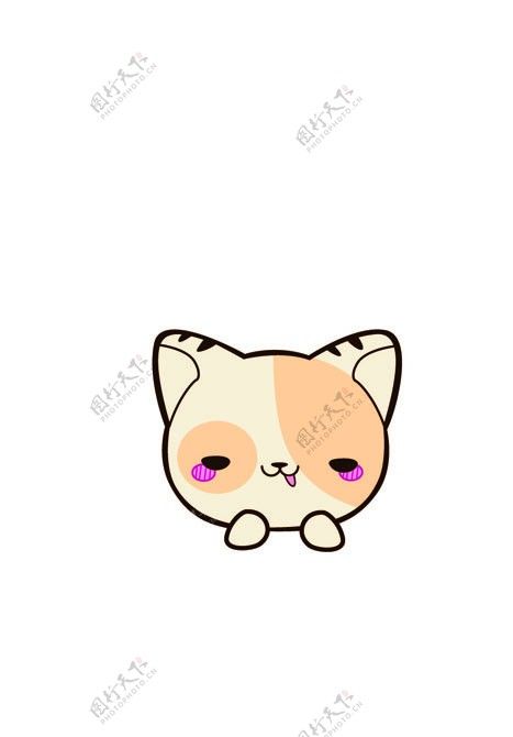 可爱小猫头像图片