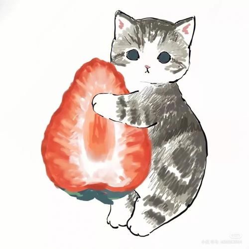猫咪头像可爱治愈Q版