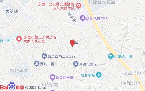 东莞大型犬舍宠物狗场猫舍狗舍宠物市场购宠基地位置示意图