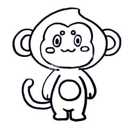 今天小悦为大家分享两种小猴子简笔画画起来简单又充满趣味