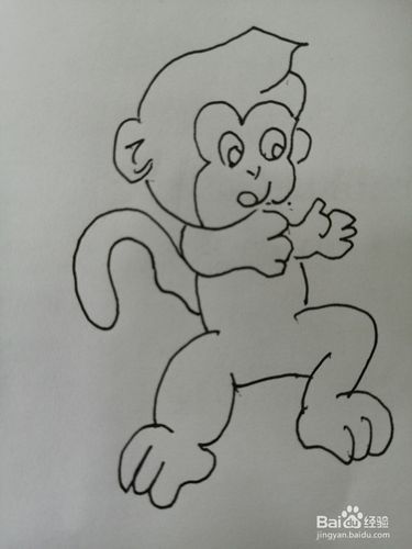 简笔画小猴子怎么画