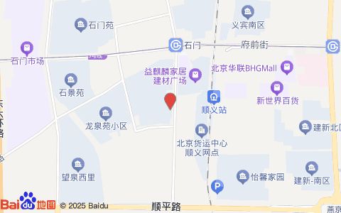 汇宠宠物医院(顺义石门总店)位置示意图