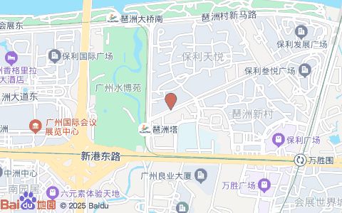 岚博宠物医院(琶洲院区)位置示意图
