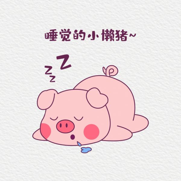 十二生肖~小猪简笔画