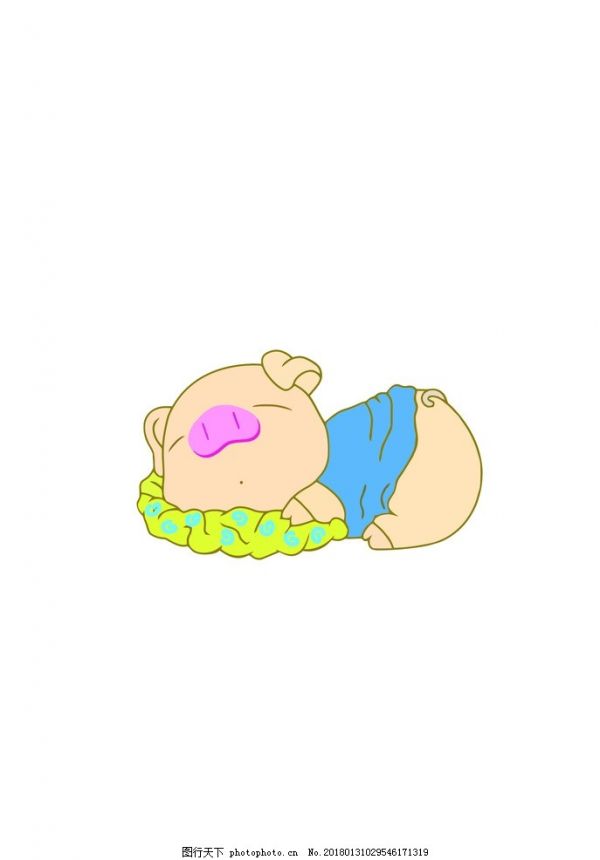 卡通小猪