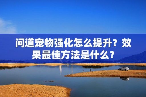 问道宠物强化怎么提升？效果最佳方法是什么？-第1张图片-3574手游网