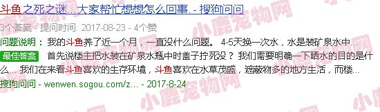 斗鱼假死形态