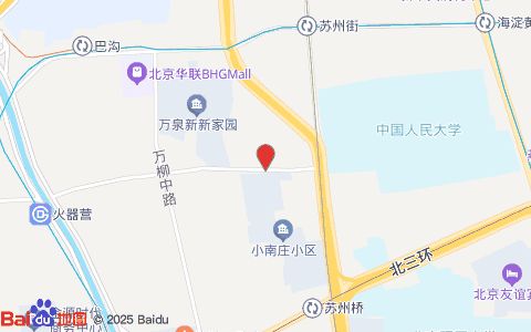 博爱动物医院位置示意图