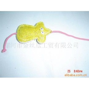 天然丝瓜络宠物猫玩具 水果形 普通形 昆虫动物