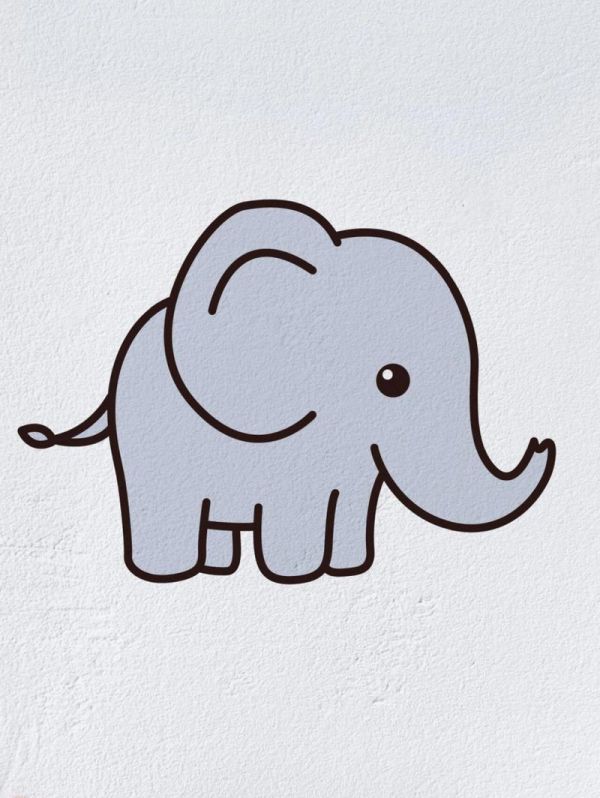 幼儿简笔画动物图片大全