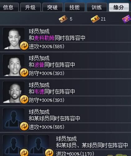 nba范特西缘分到底有没有加