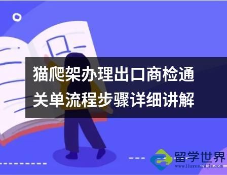 猫爬架办理出口商检通关单流程步骤详细讲解