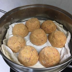 超简单!自制狗狗窝窝头 狗湿粮 狗丸子 狗零食的做法 步骤5