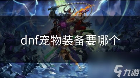 dnf宠物装备要哪个