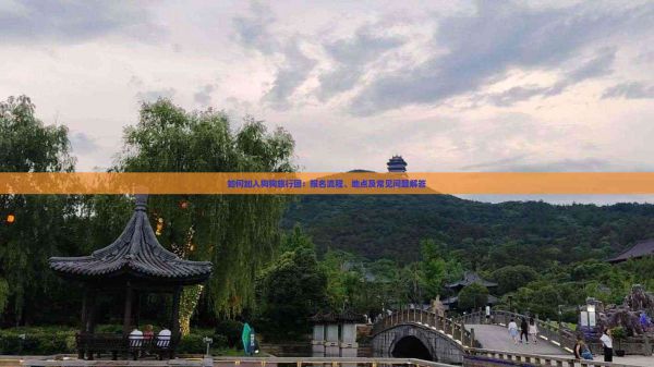 如何加入狗狗旅行团：报名流程、地点及常见问题解答