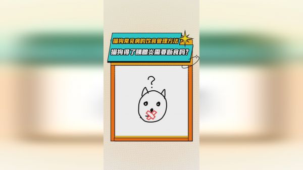 猫狗得了胰腺炎需要断食吗？
