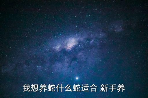 我想养蛇什么蛇适合 新手养