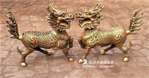 江西铜动物雕塑 江西不锈钢雕塑