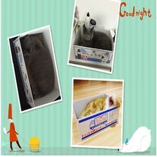 瓦楞纸猫窝 猫抓板 猫沙发 猫房子逗猫玩具 宠物猫玩具 薄荷纸箱