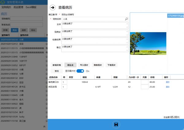 查看病例