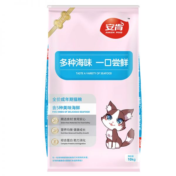 金标安肯全价成猫粮10kg