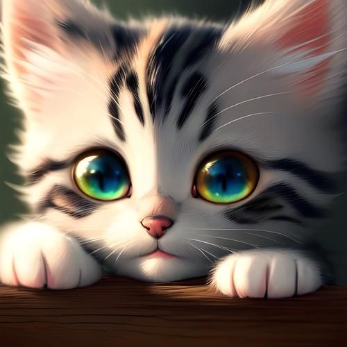 卡通猫咪图片大全可爱