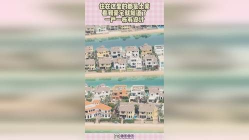 住在这里的都是土豪，看到豪宅就知道了，一户一栋有设计！
