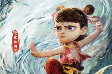 电影《哪吒之魔童闹海》公布新海报 哪吒眼神坚毅！