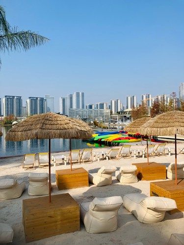 成都也有自己的小三亚了⛱️
