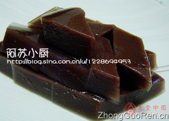 甜蜜的小豆凉糕