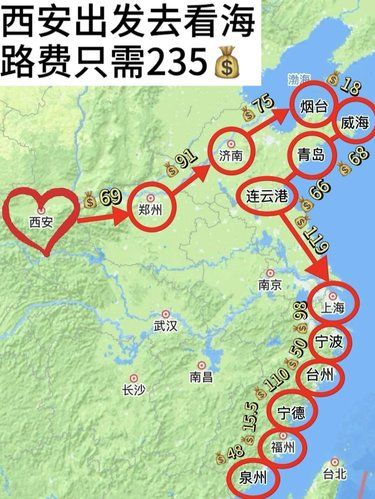 从西安去看海竟然才花235！