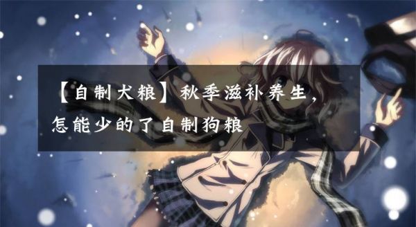 【自制犬粮】秋季滋补养生，怎能少的了自制狗粮文章配图