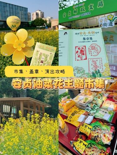 安贞油菜花市集攻略集章、市集、演出