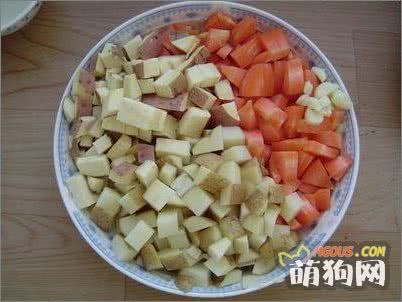 自制狗狗营养均衡的午饭