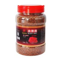 血鹦鹉鱼鱼食增红增色热带鱼鱼粮观赏鱼鱼饲料红鹦鹉鱼食财500g