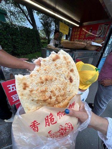 在坪山，吃到特别好吃的鲜肉饼❗️