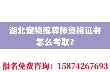 2湖北宠物殡葬师资格证书怎么考取?