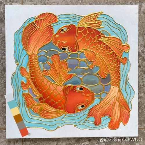 鱼装饰画图片